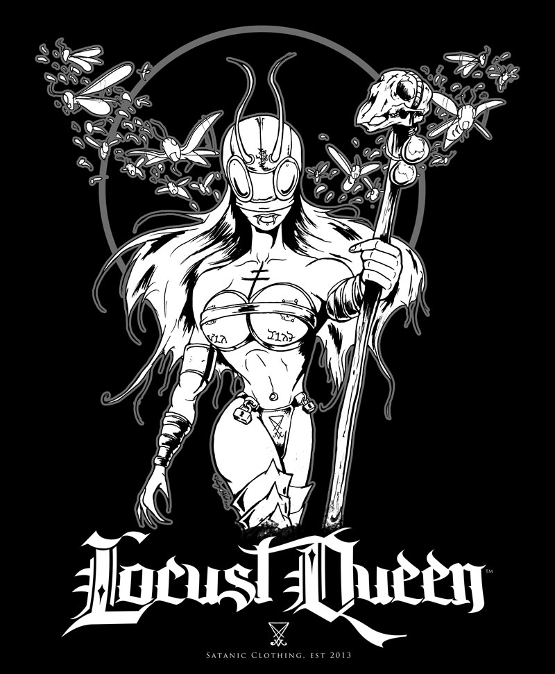 Locust Queen Shirt Design