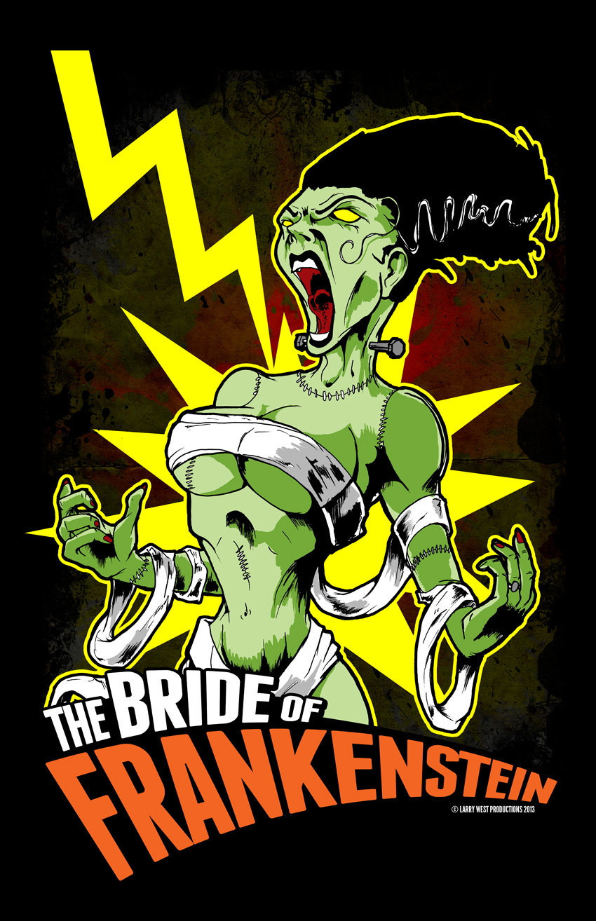 Bride of Frankenstein - Shirt Design