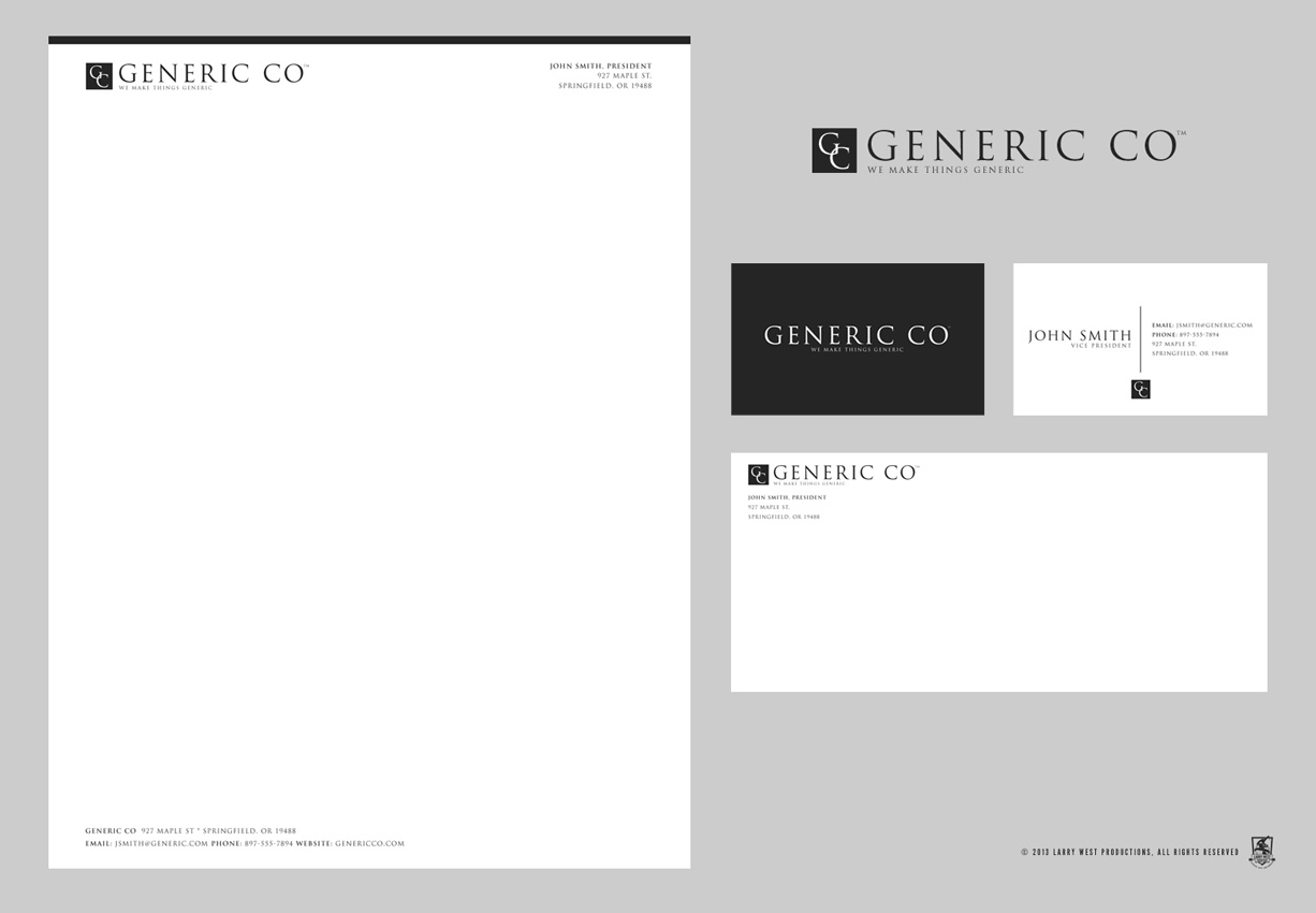 Generic Company - Stationery
