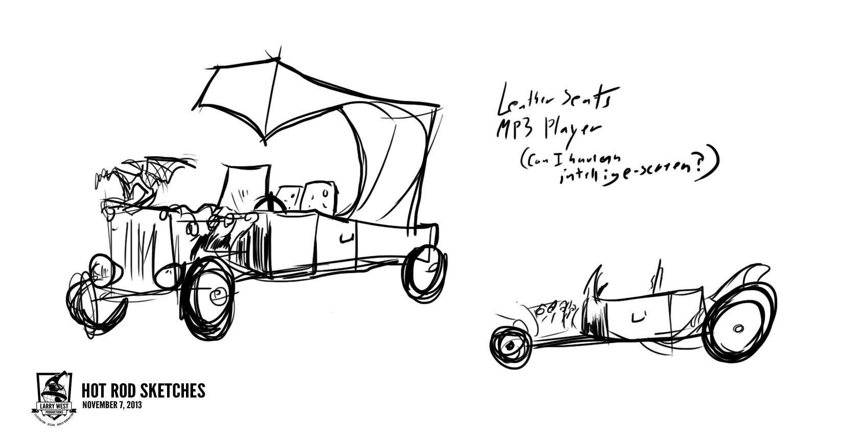 Hot Rod Sketches
