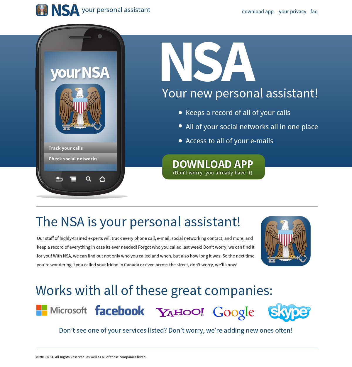 The NSA App