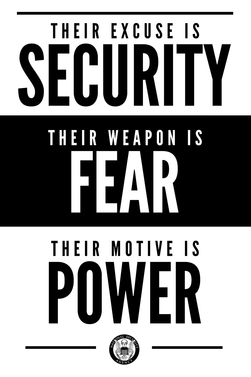 Security. Fear. Power.