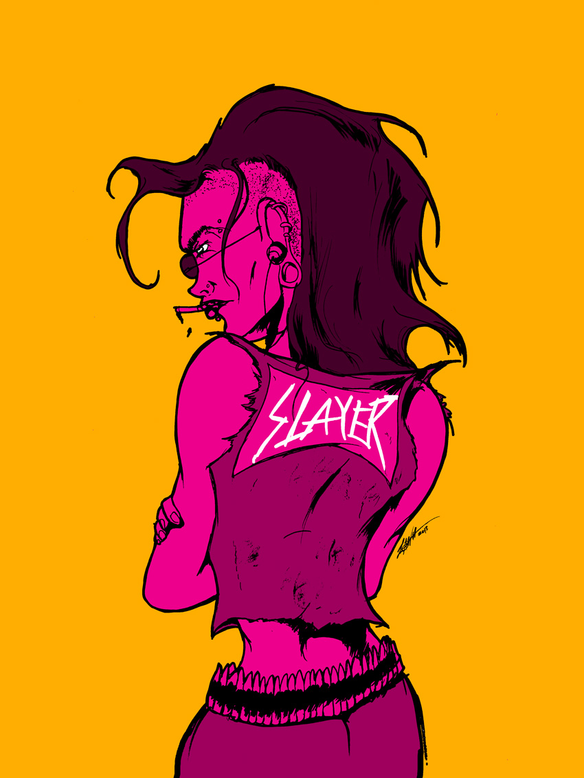 The Girl in the Slayer Vest