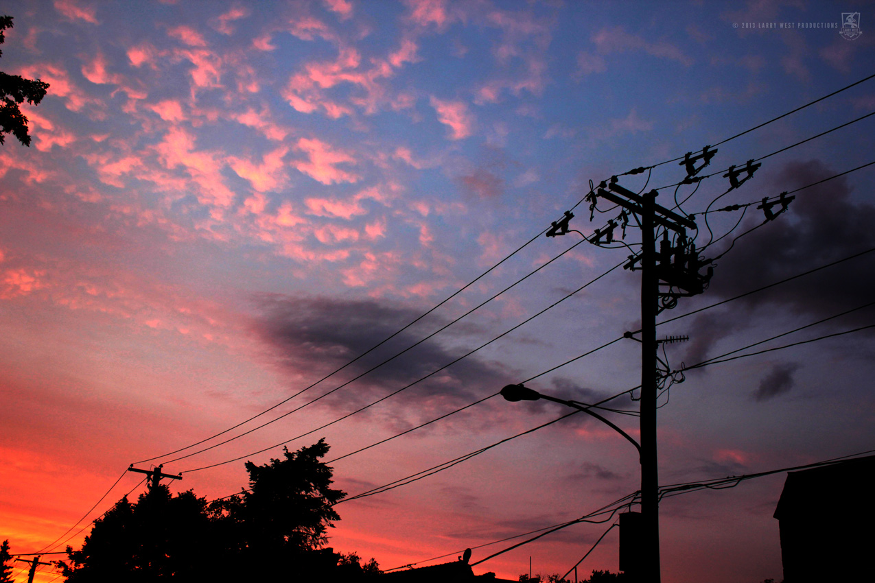 Summer Sunsets - Telephone Pole