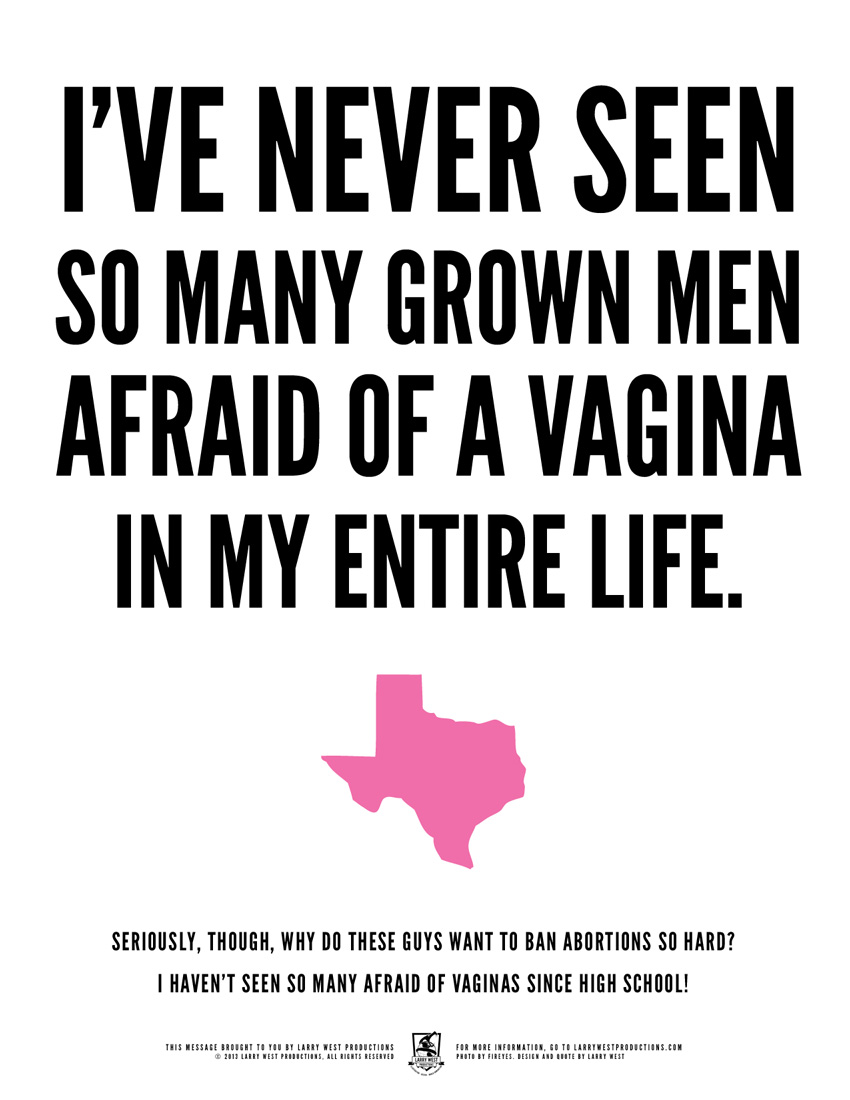 Texas is Afraid of Vaginas