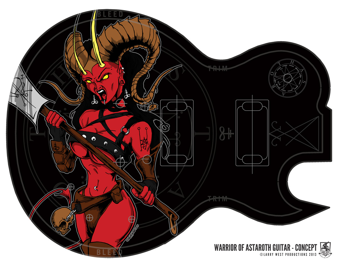 Warrior of Astaroth Guitar