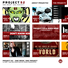 Project 52 - Home Page Design