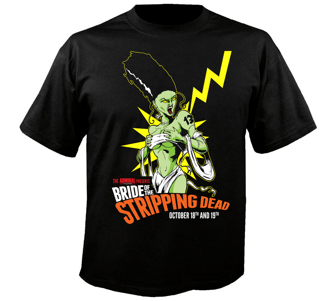 Bride of the Stripping Dead T-Shirt