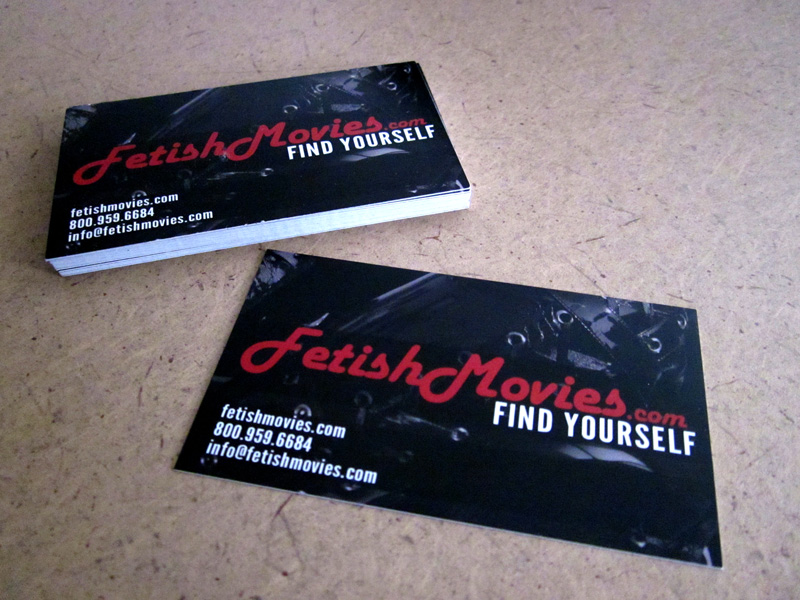 FetishMovies.com Business Cards