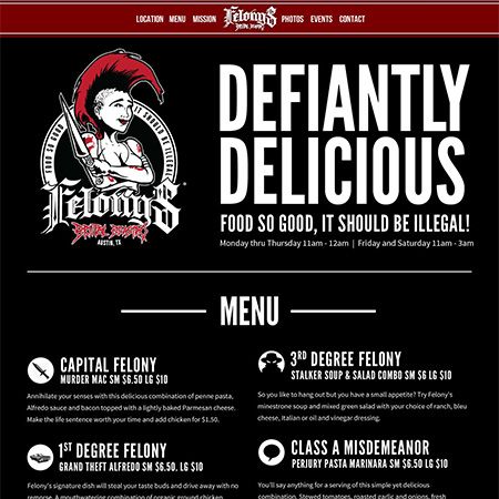 Felony's Brutal Beastro Website