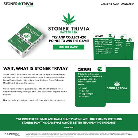 Stoner Trivia Website
